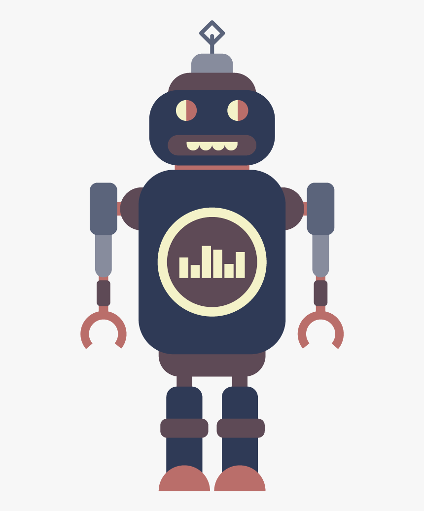 Transparent Robot Clipart Free - Electrones, HD Png Download