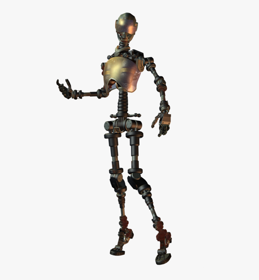 Robot Png Background - Action Figure Android Robot Cyborg, Transparent Png
