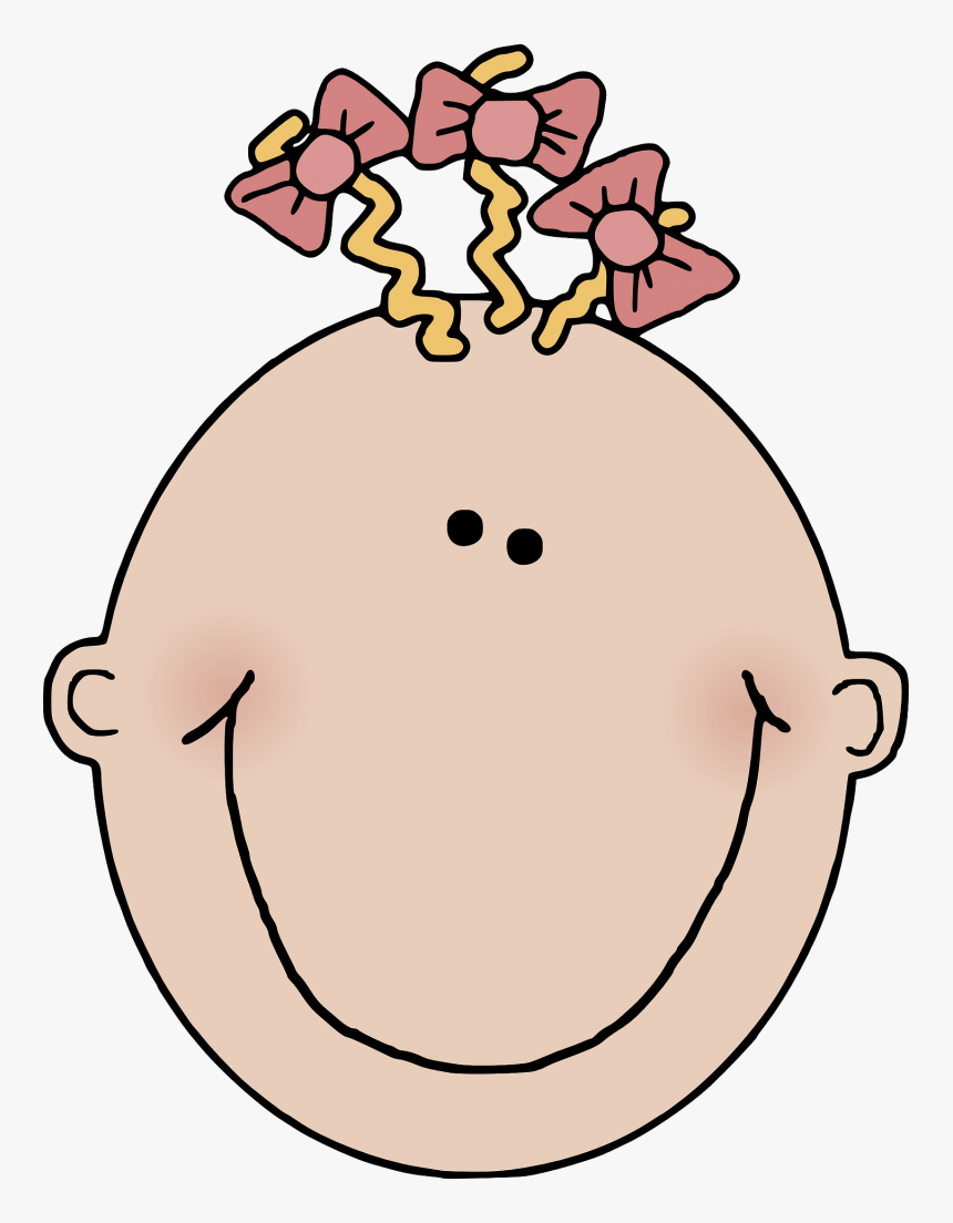 Infant Free Content Clip Art - Baby Girl Clip Art, HD Png Download