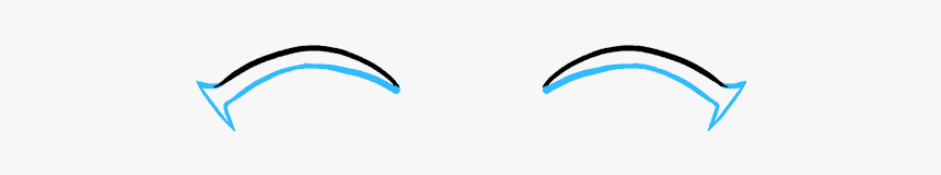 How To Draw Anime Eyes, HD Png Download
