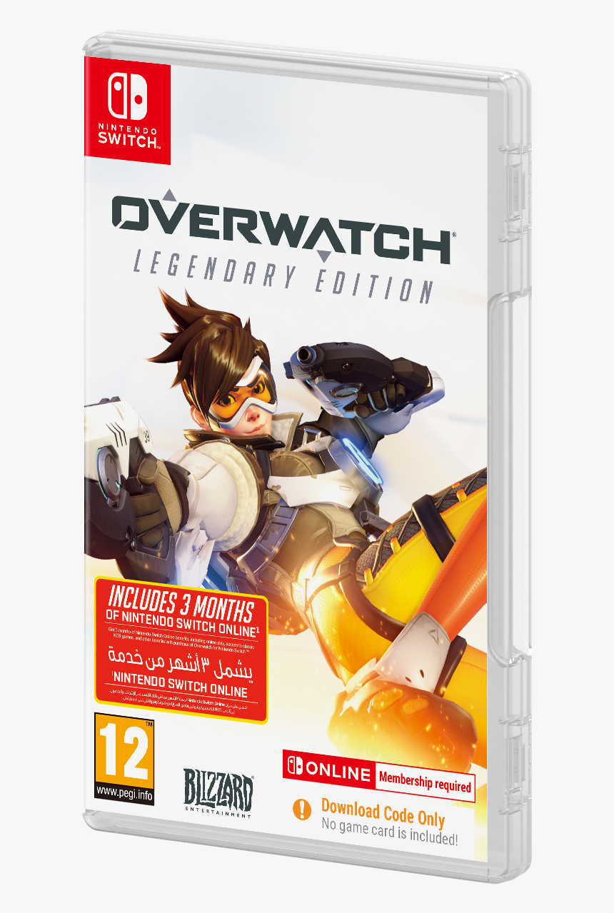 Ow Switch Inlay 3d Left Ar - Overwatch Legendary Edition Switch, HD Png Download