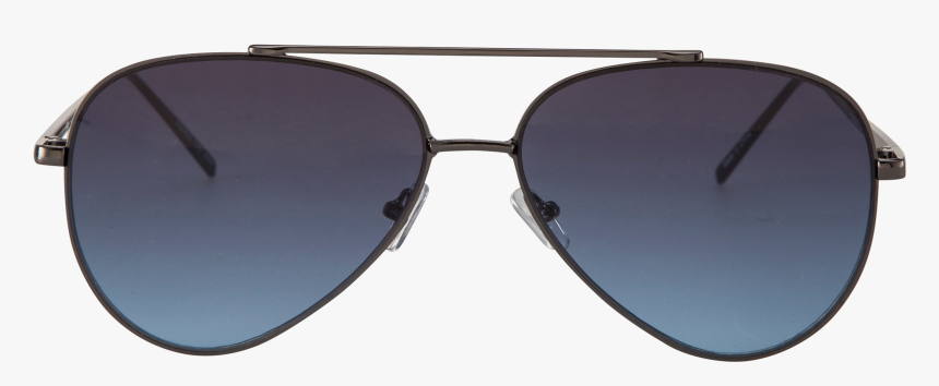 Black Maverick Aviator Sunglasses Reflection- - Reflection, HD Png Download