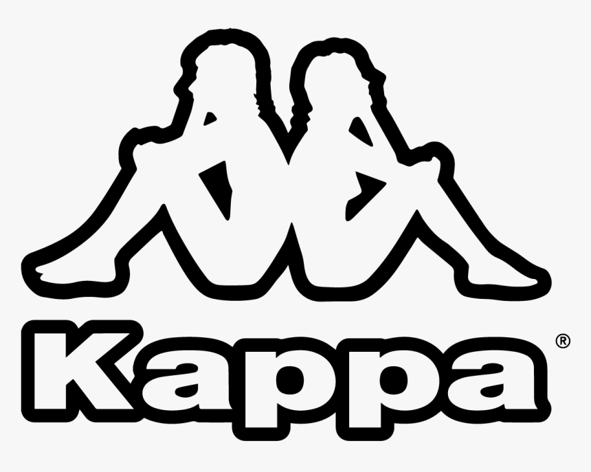 Kappa Logo Vector Transparent - Kappa Logo Black And White, HD Png Download