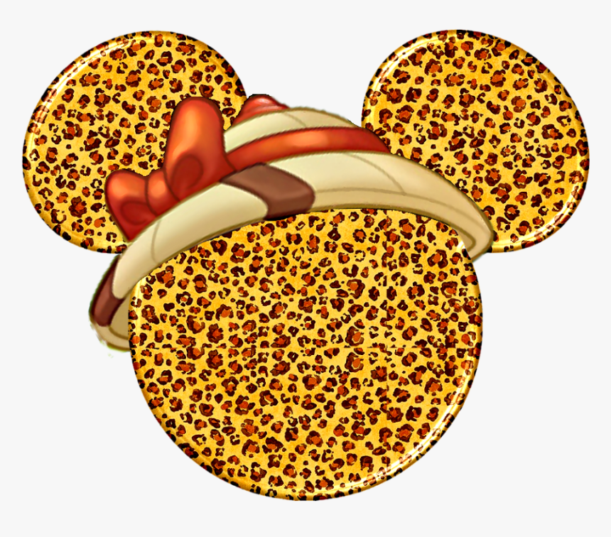 Minnie Mouse Ears With Crown Clipart - Mickey In Animal Kingdom Clipart, HD Png Download