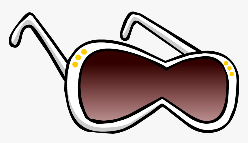 Official Club Penguin Online Wiki - Club Penguin White Diva Glasses, HD Png Download