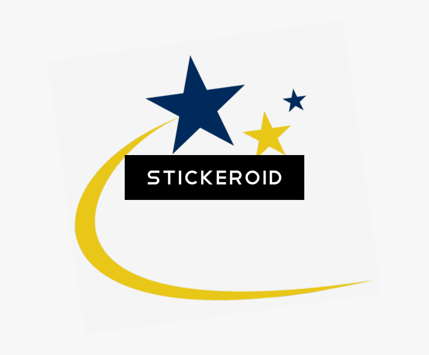 Yellow Blue Shooting Star , Png Download - Flag, Transparent Png