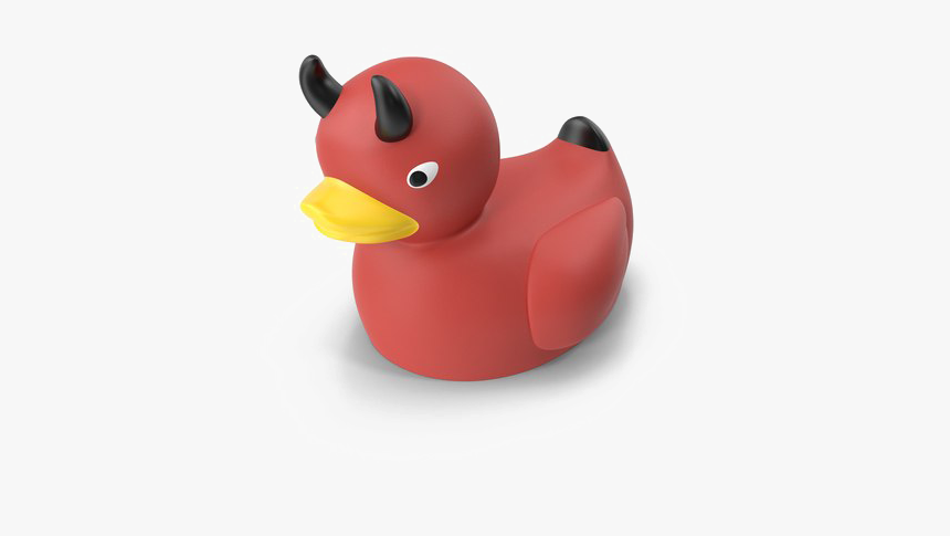 Rubber Duck Png Image - Devil Rubber Duck Png, Transparent Png