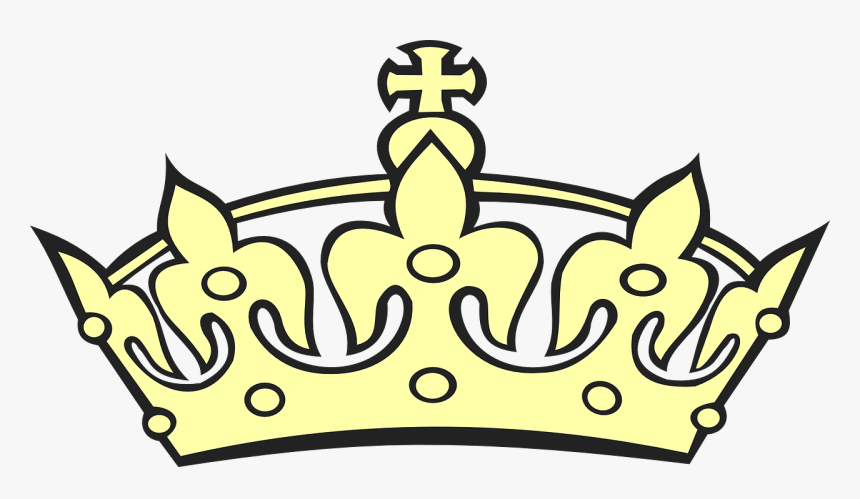 Tiara, Crown, Yellow, King, Queen - รูป ม ง กุ ฏ, HD Png Download