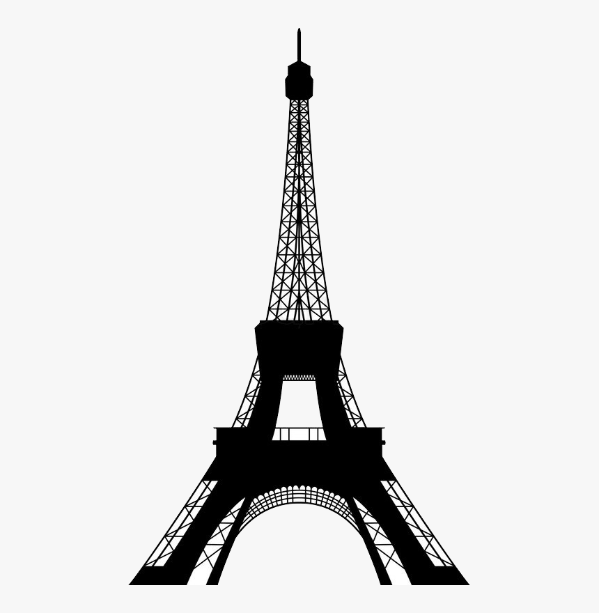 Eiffel Tower Silhouette Transparent, HD Png Download