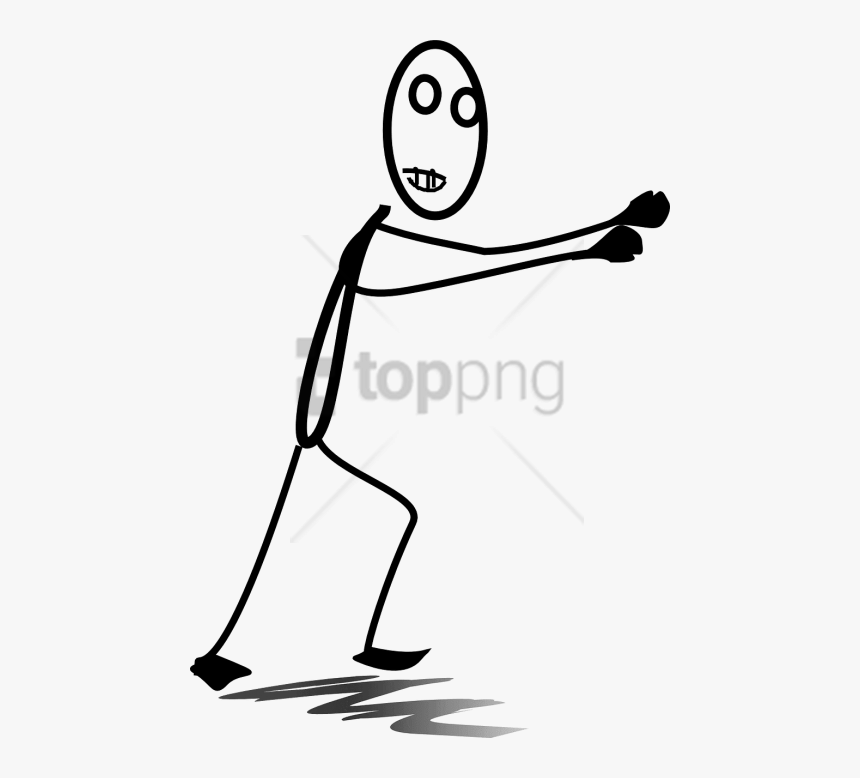 Free Png Download Stick Figure Pushing Png Images Background - Angry Stickman Png, Transparent Png