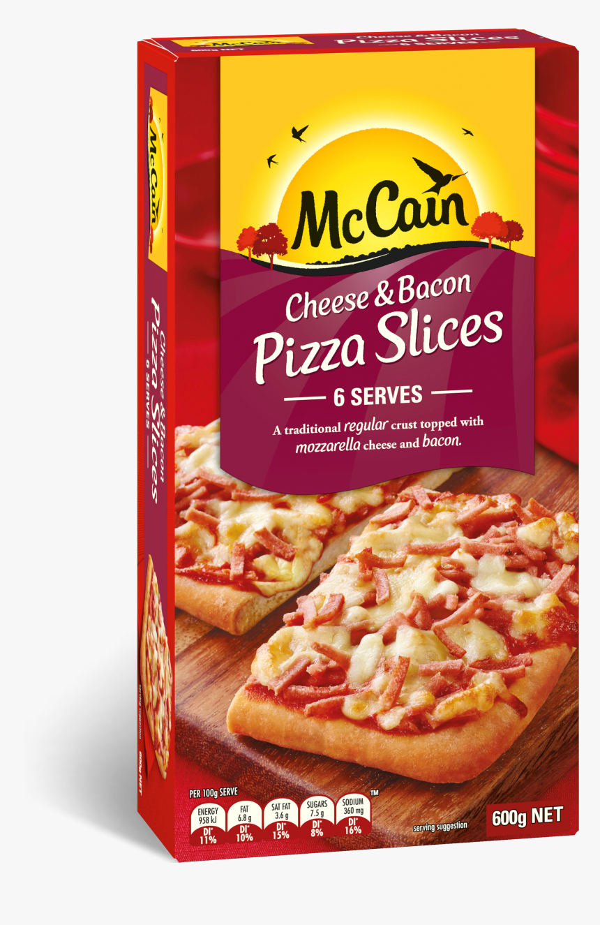 Transparent Pizza Slice Clipart Png - Mccain Ham And Cheese Pizza, Png Download