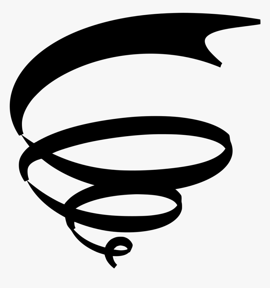 Svg Storm Wind Hurricane - Spirale Clipart, HD Png Download