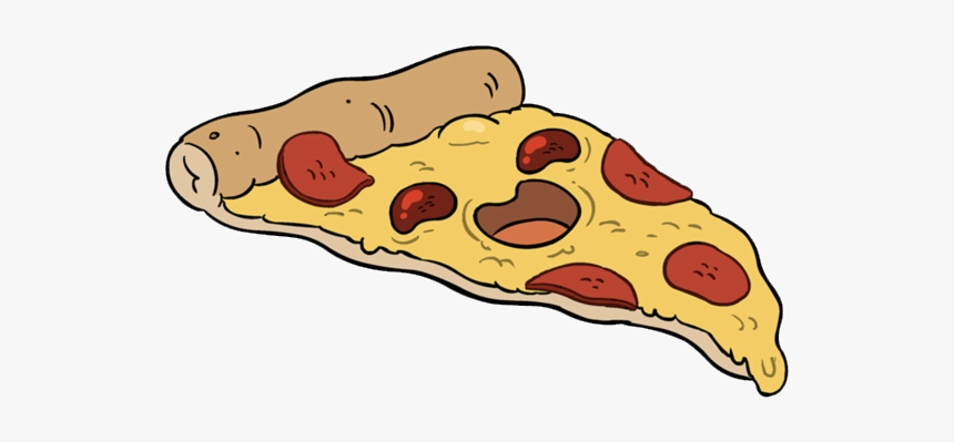 Pizza Slice Of Cheese Clipart Virtual Hug Free Transparent - Compound Sentences With Nor, HD Png Download