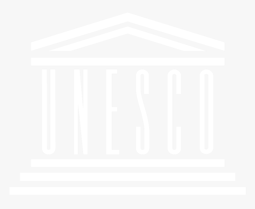 Unesco Logo White - Drawing, HD Png Download