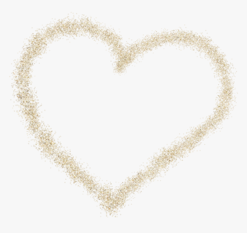 Golden Sand Heart Png Download - Heart, Transparent Png