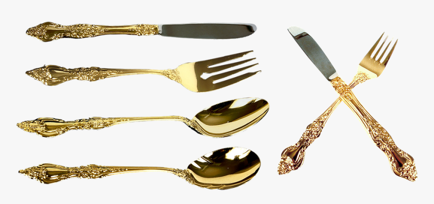 Laying, Knife, Fork, Spoon, Cutlery, Nutrition, Lunch - Still Life Photography, HD Png Download