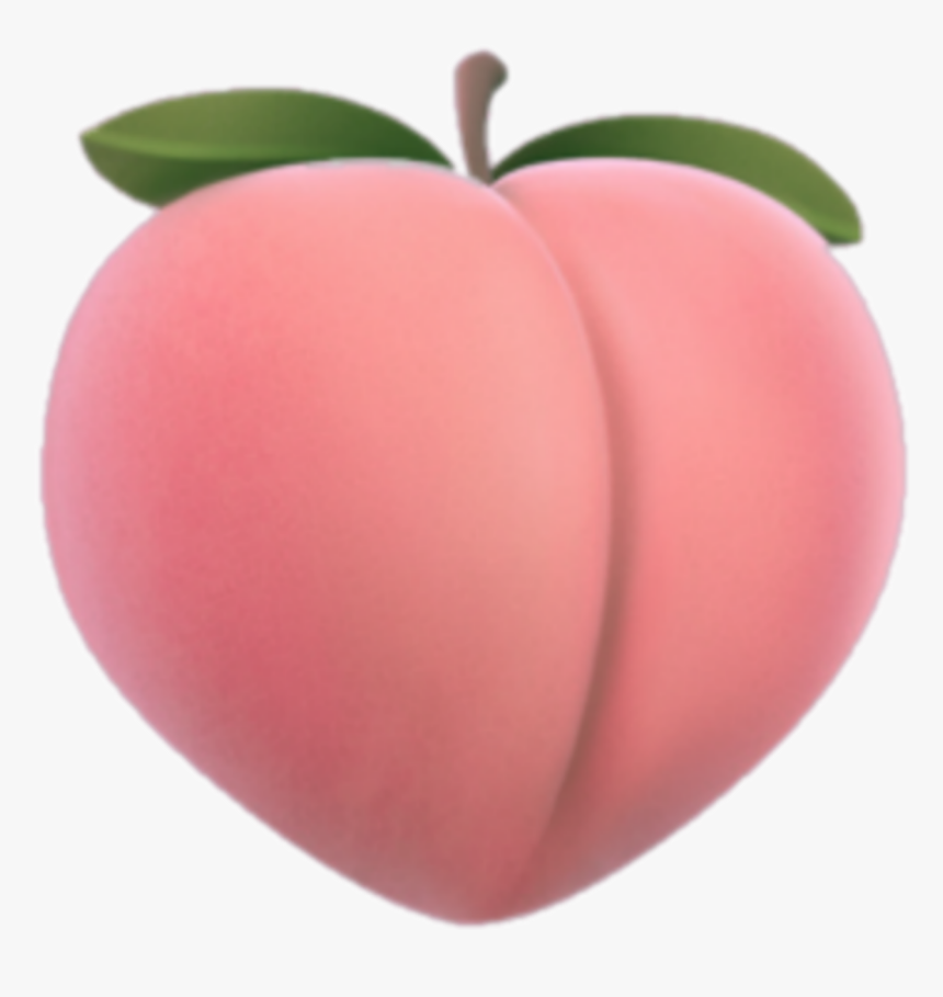 #png #peach #peachy #peachrmoji #emoji #ip #outline - Peach Emoji Transparent Png, Png Download
