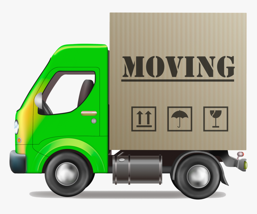 Delivery Truck Clipart Png - Moving House Truck, Transparent Png