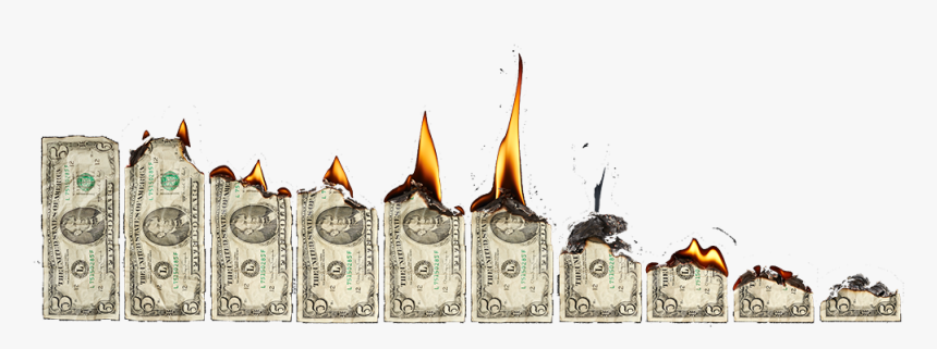 Cash Usd Fix My - Money Burn Transparent Png, Png Download
