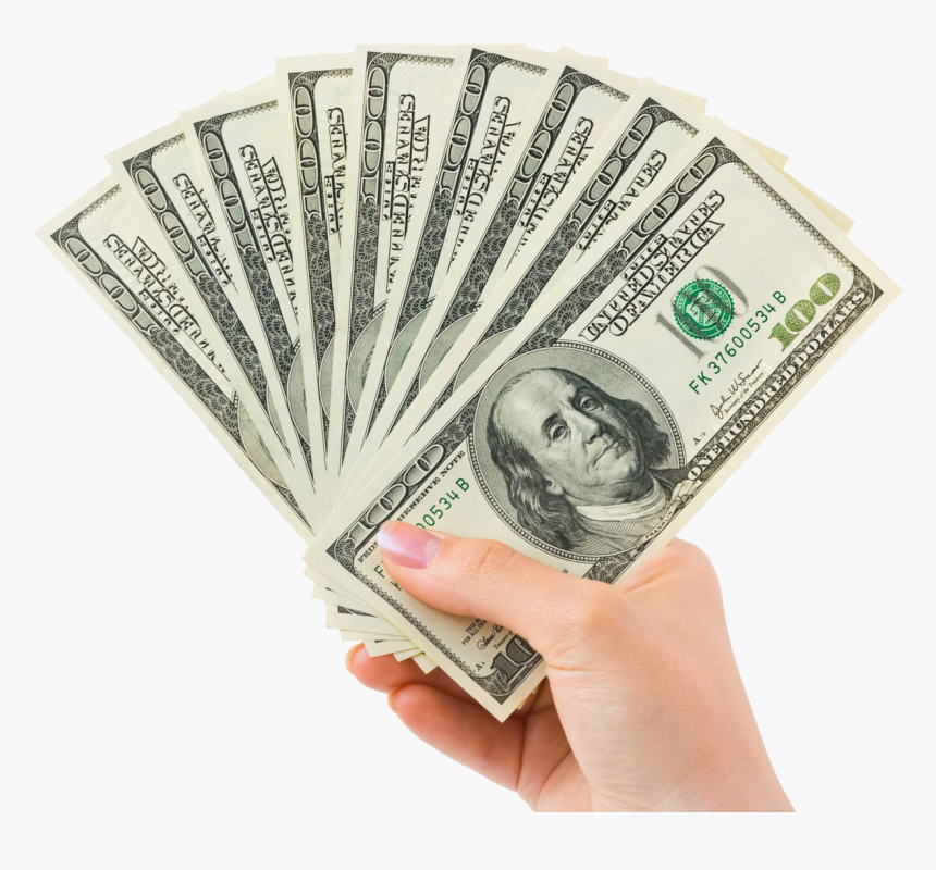 Home Business Entrepreneurship Crazy - Hand Holding Money Png, Transparent Png