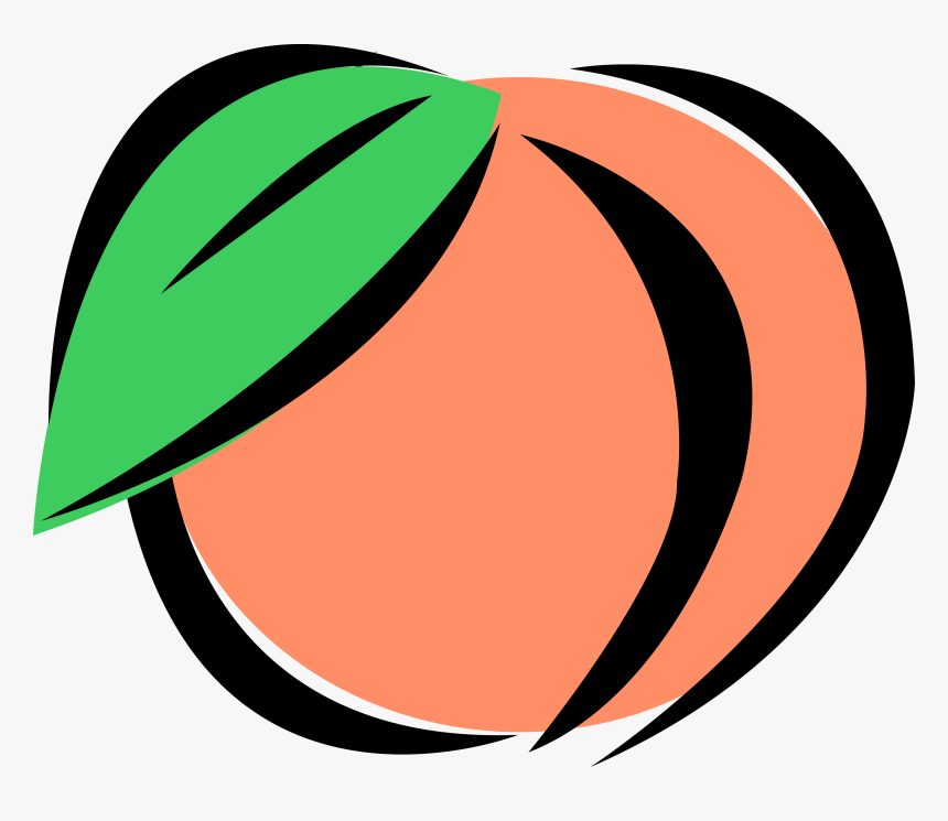 Peach Clipart Transparent - Peach Clipart, HD Png Download