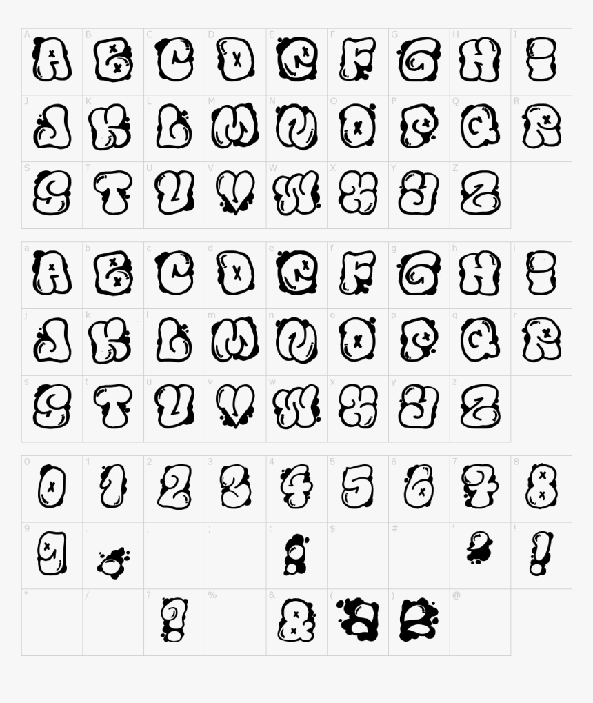 Clip Art Bubble Text Font - Bubble Font, HD Png Download