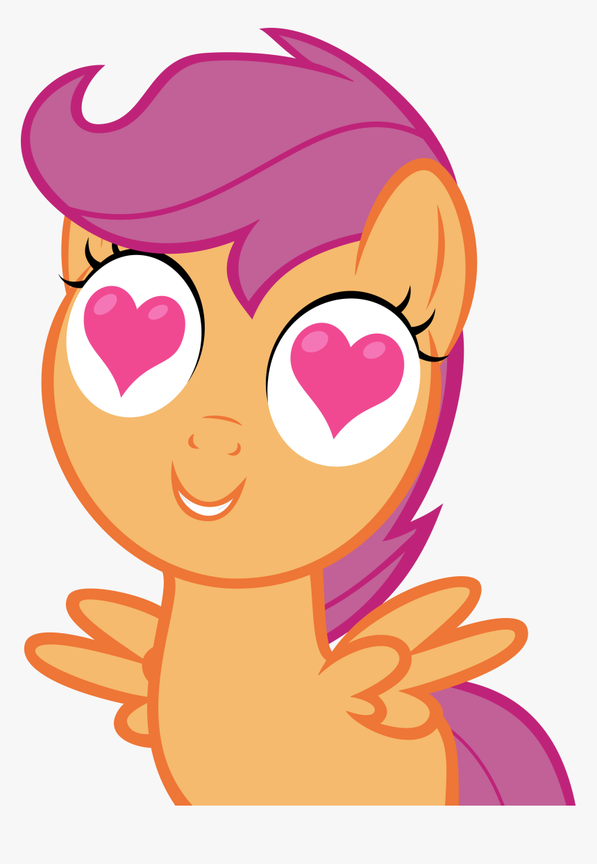 Googly Eyes Heart Love Clip Art - My Little Pony Love Eyes, HD Png Download