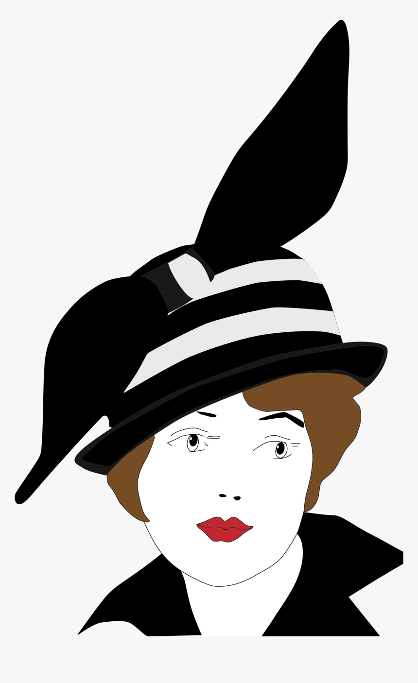 Vintage 1920s Woman Clip Arts - Women Flappers 1920 Clipart, HD Png Download