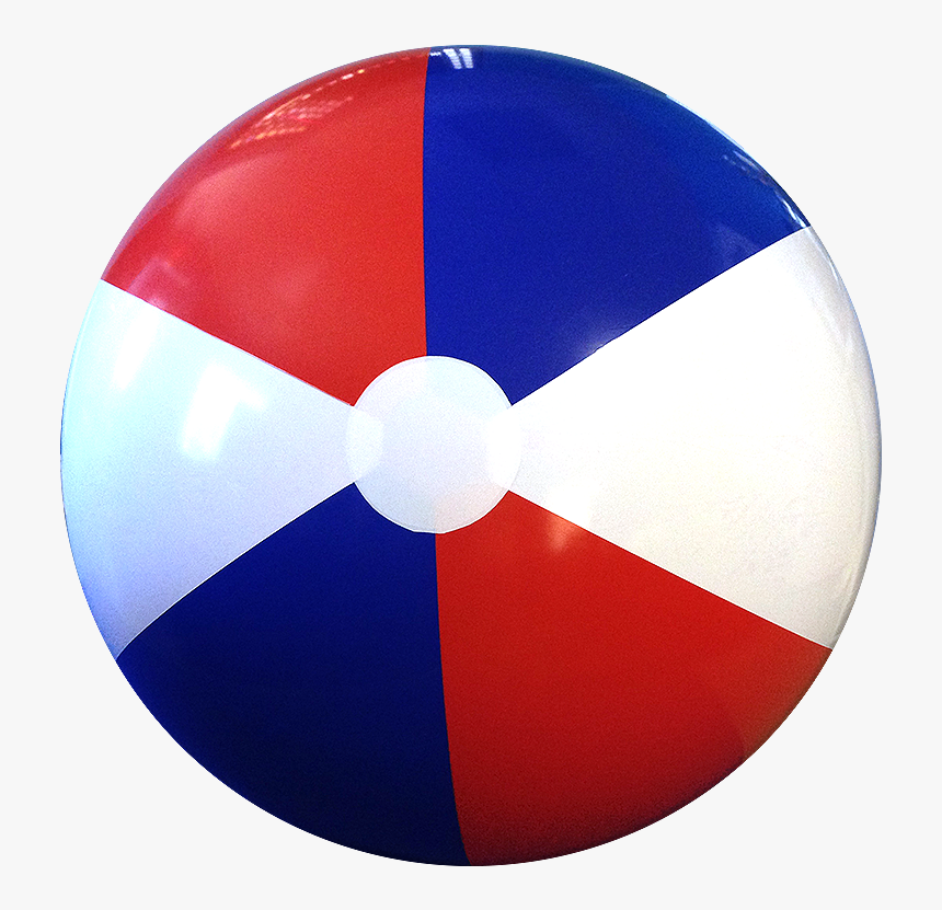 Largest Selection Of Beach Balls With Fast Delivery - Blue Red Beach Ball, HD Png Download