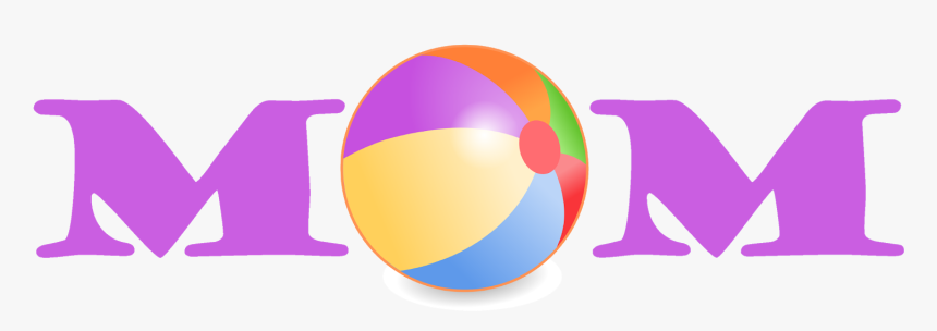 Purple Mom Beach Ball Clipart - Cute Little Monsters, HD Png Download