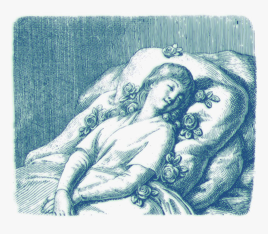 Young Woman Sleeping - Daniel Chodowiecki, HD Png Download