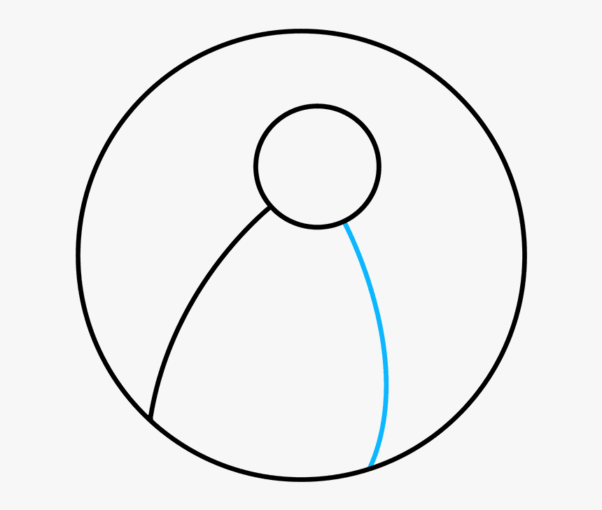 How To Draw Beach Ball - Circle, HD Png Download