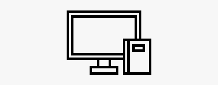 Scale Space Icons V3 13 - Desenho De Uma Tv, HD Png Download