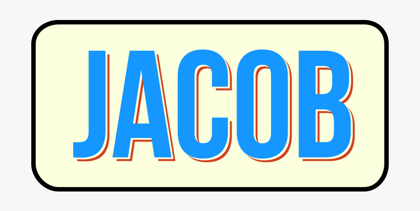 Jacob Retro Plate Png - Parallel, Transparent Png