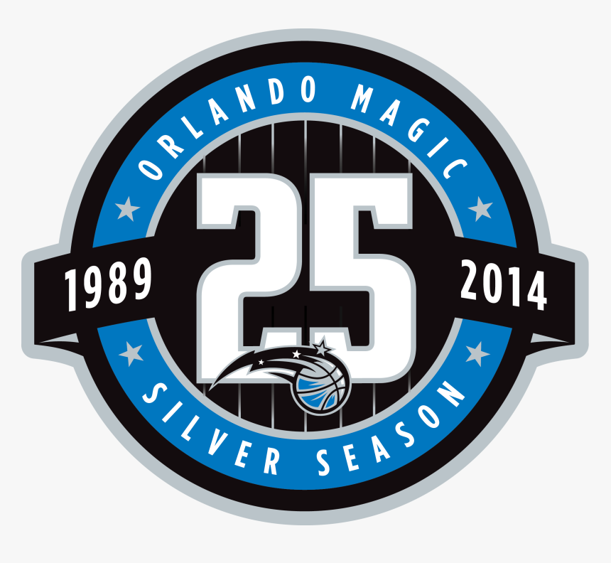 Orlando Magic Png Transparent Image - Orlando Magic Anniversary Logo, Png Download