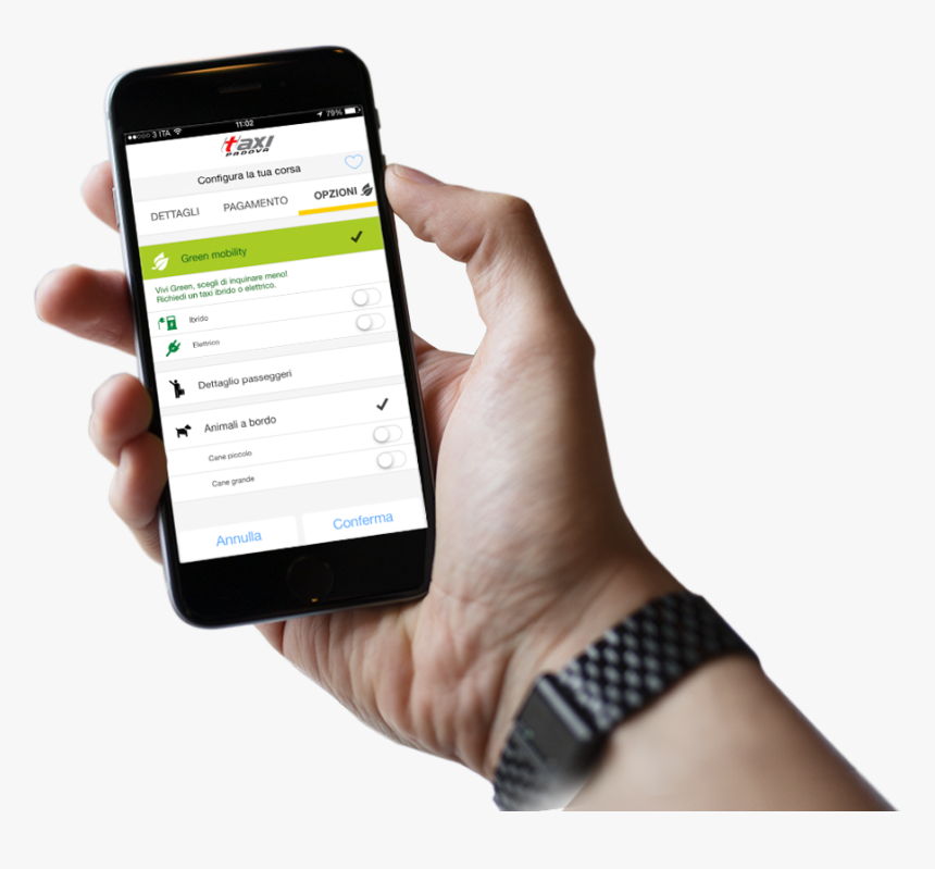 Smartphone En Mano Png, Transparent Png