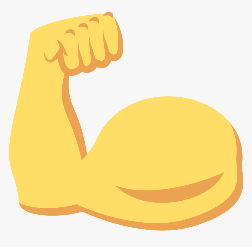 Muscle Arm Emoji Png Emoji Braço Forte Png, Transparent Png