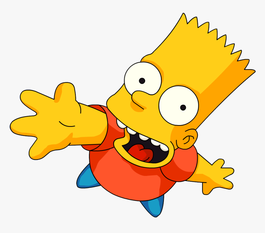 Best Free Simpsons Transparent Png Image - Bart Simpson Png, Png Download