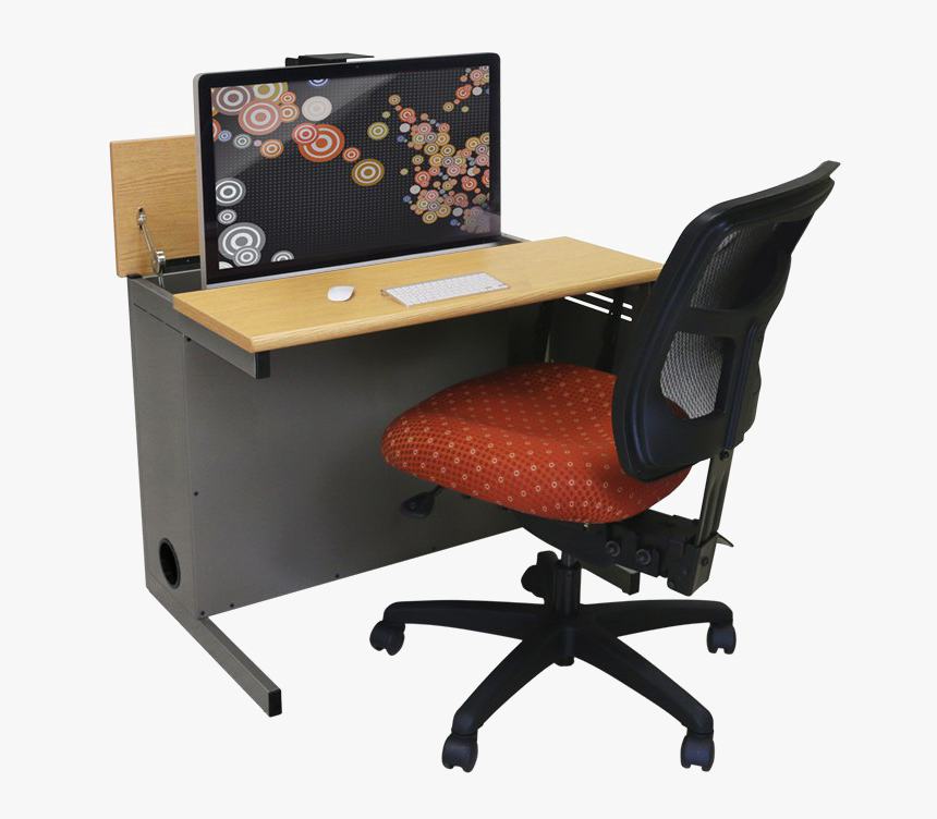 Computer Desk Png Image - Office Chair, Transparent Png