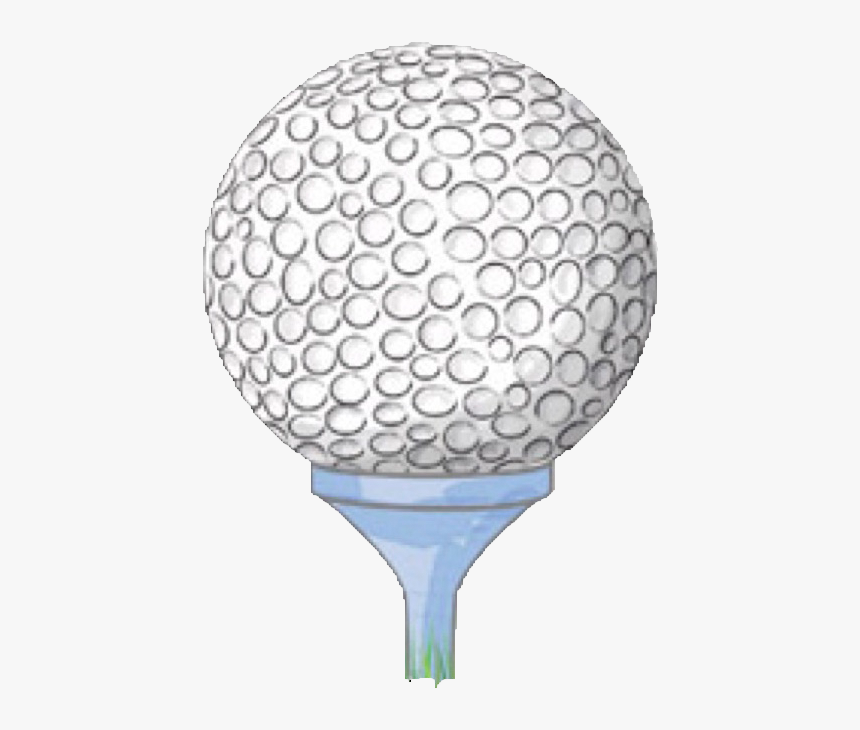 Golf Ball On A Tee - Save The Date Card Golf Tournament, HD Png Download