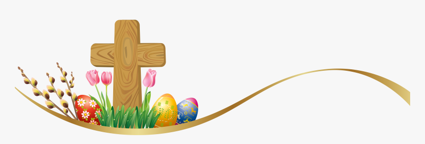 Easter Egg And Cross, HD Png Download