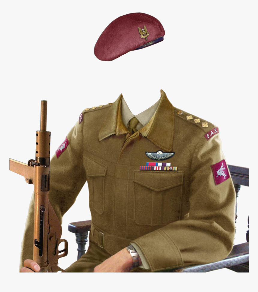 Soldier Png Image - Ww2 British Uniform Officer, Transparent Png
