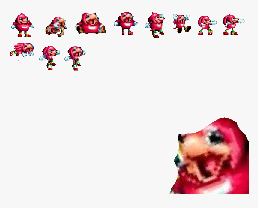 Transparent Ugandan Knuckles Png - Ugandan Knuckles Sonic Mania, Png Download