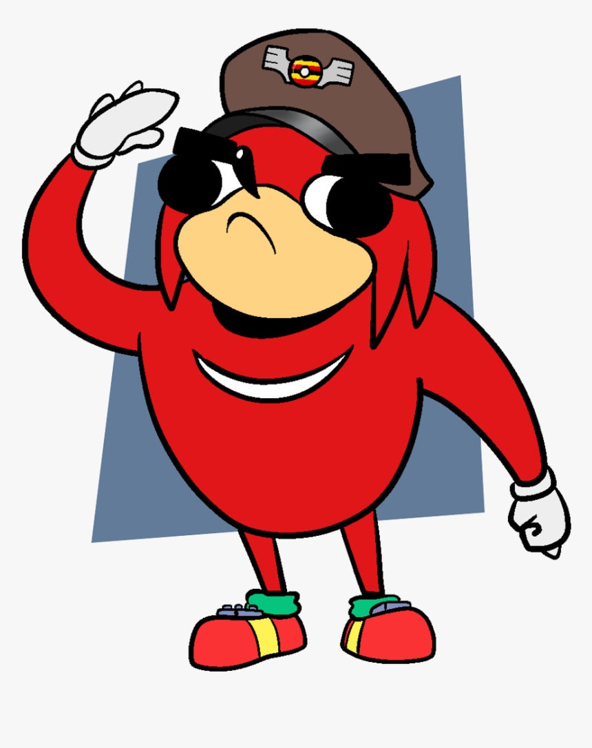Qutiix 55 3 Ugandan Commander By Cosmicascension - Ugandan Knuckels Transparent Backroung, HD Png Download