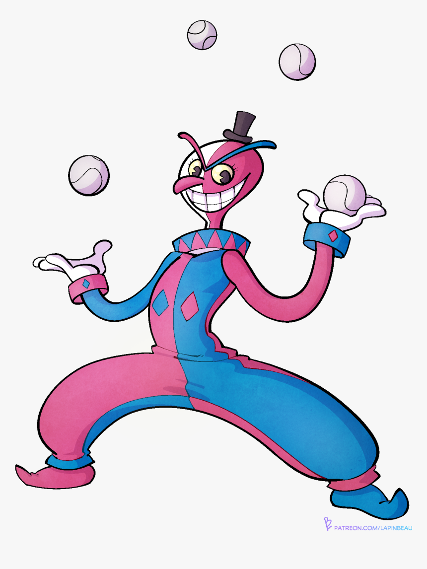 cuphead boss background on Mad Clown Cuphead Boss Png Transparent Png Transparent Png Image Pngitem