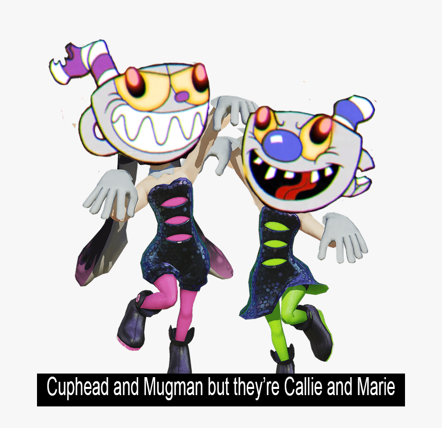 Thought It Would Be Funnier To Use The Bad End Cuphead - Squid Sisters Callie Splatoon, HD Png Download