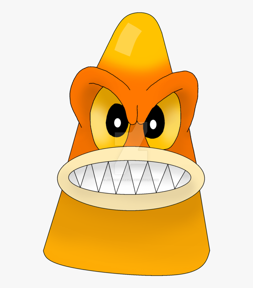 Candy Corn Png - Candy Corn Cuphead Transparent, Png Download