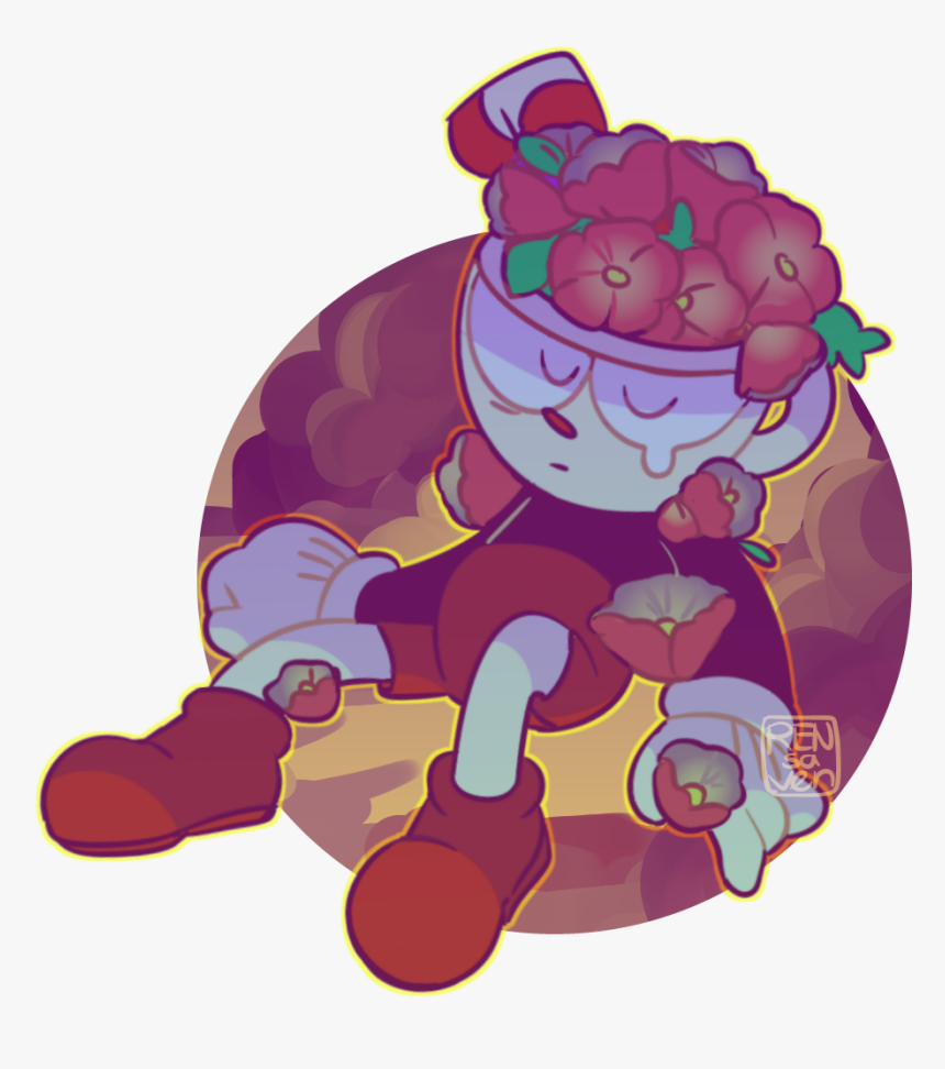 “floral ” - Bendy And Cuphead Ship, HD Png Download