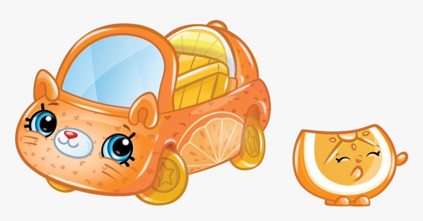 Cutie Cars Characters Orange Rush Shopkins Picture - Orange Rush Cutie Car, HD Png Download