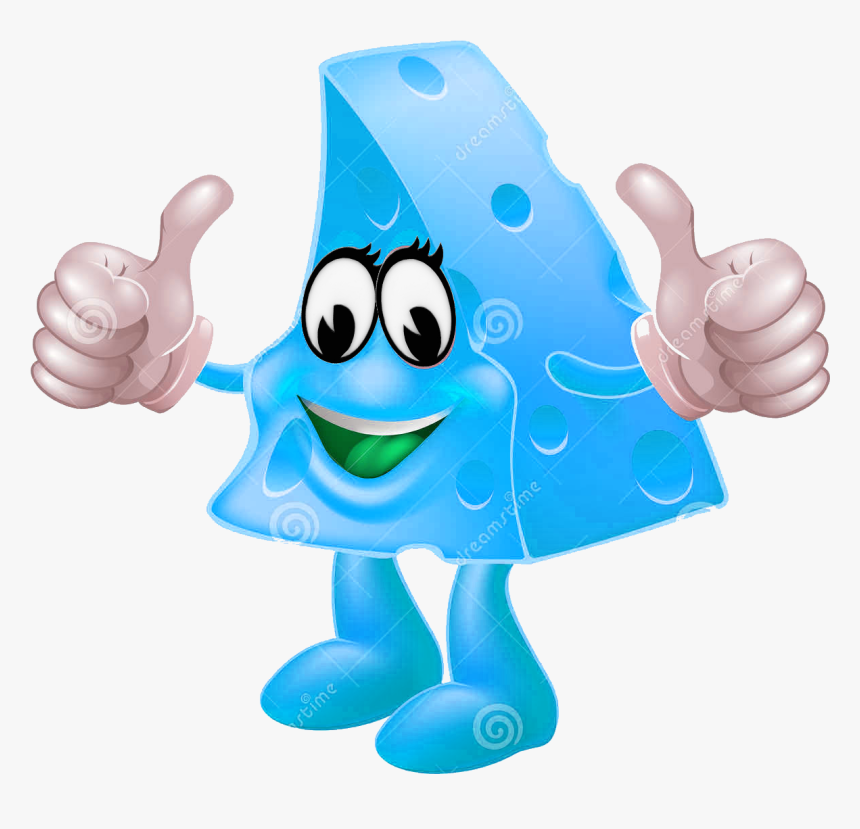 Shopkins Cheese Blue Png - Cartoon Cheese Person, Transparent Png